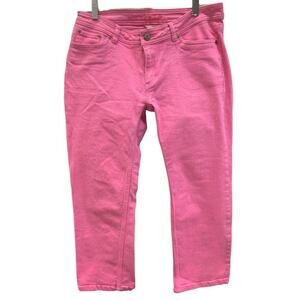 Lilly Pulitzer PINK Jeans SZ‎ 4 Skinny Mini Jeans
